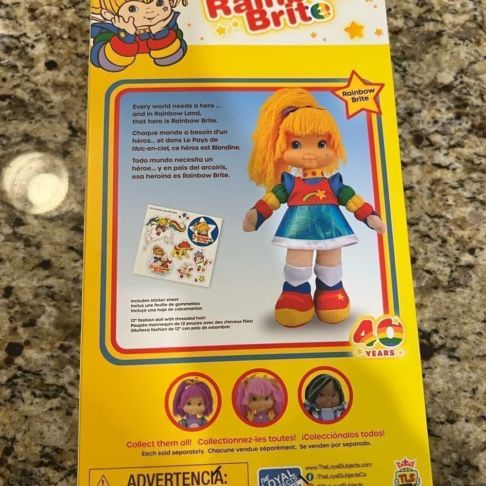 Rainbow brite 40th anniversary doll NEW